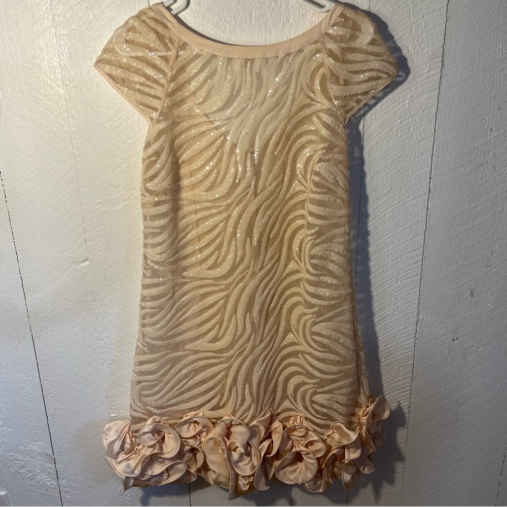 Jessica Simpson mesh sequin dress
